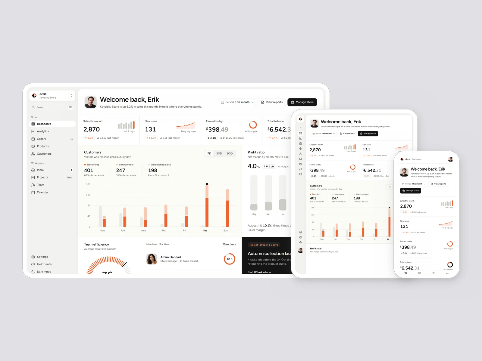 Responsive design, Arris