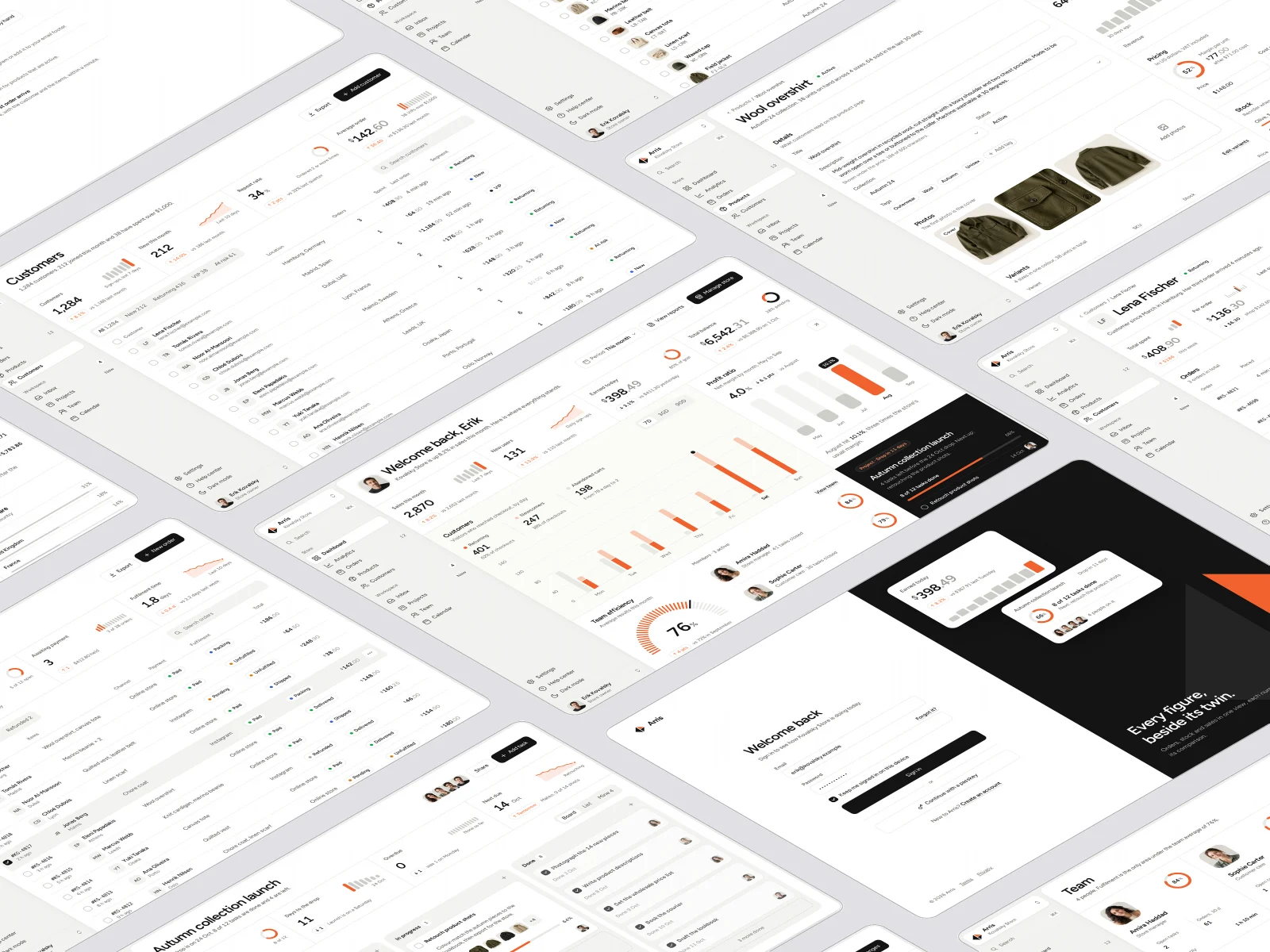 Screens overview, Arris