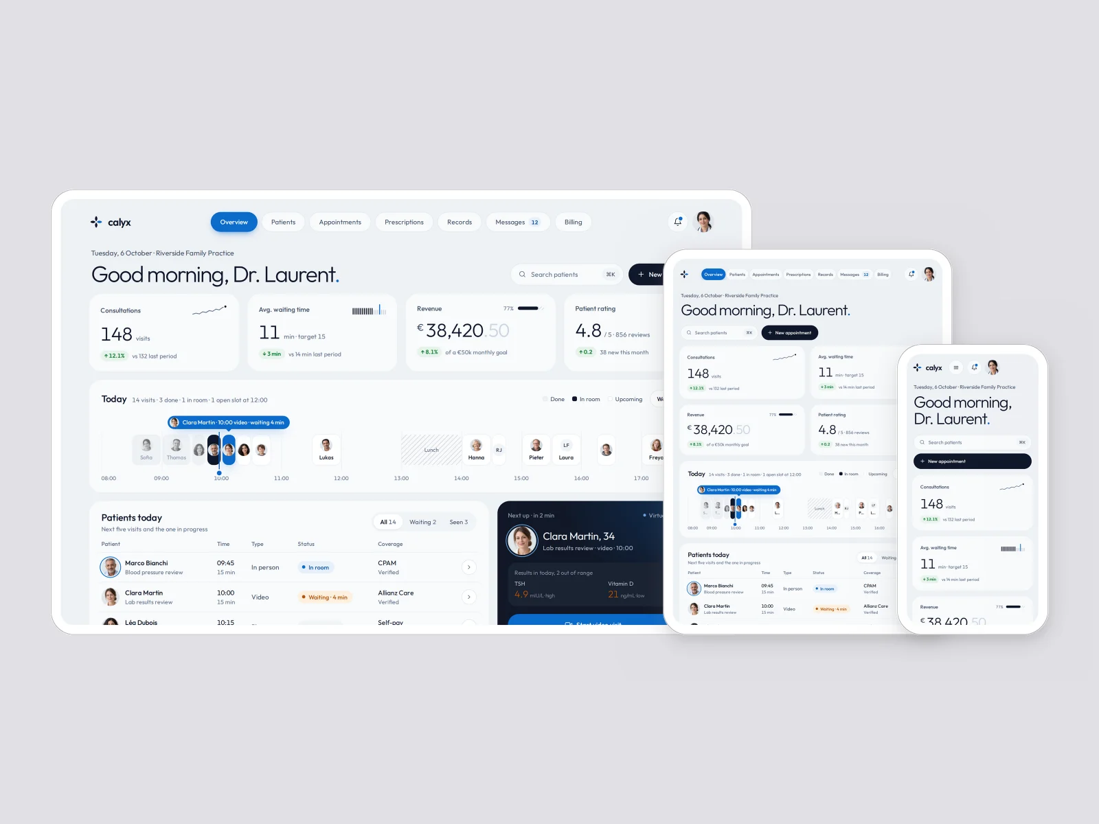 Responsive design, Calyx