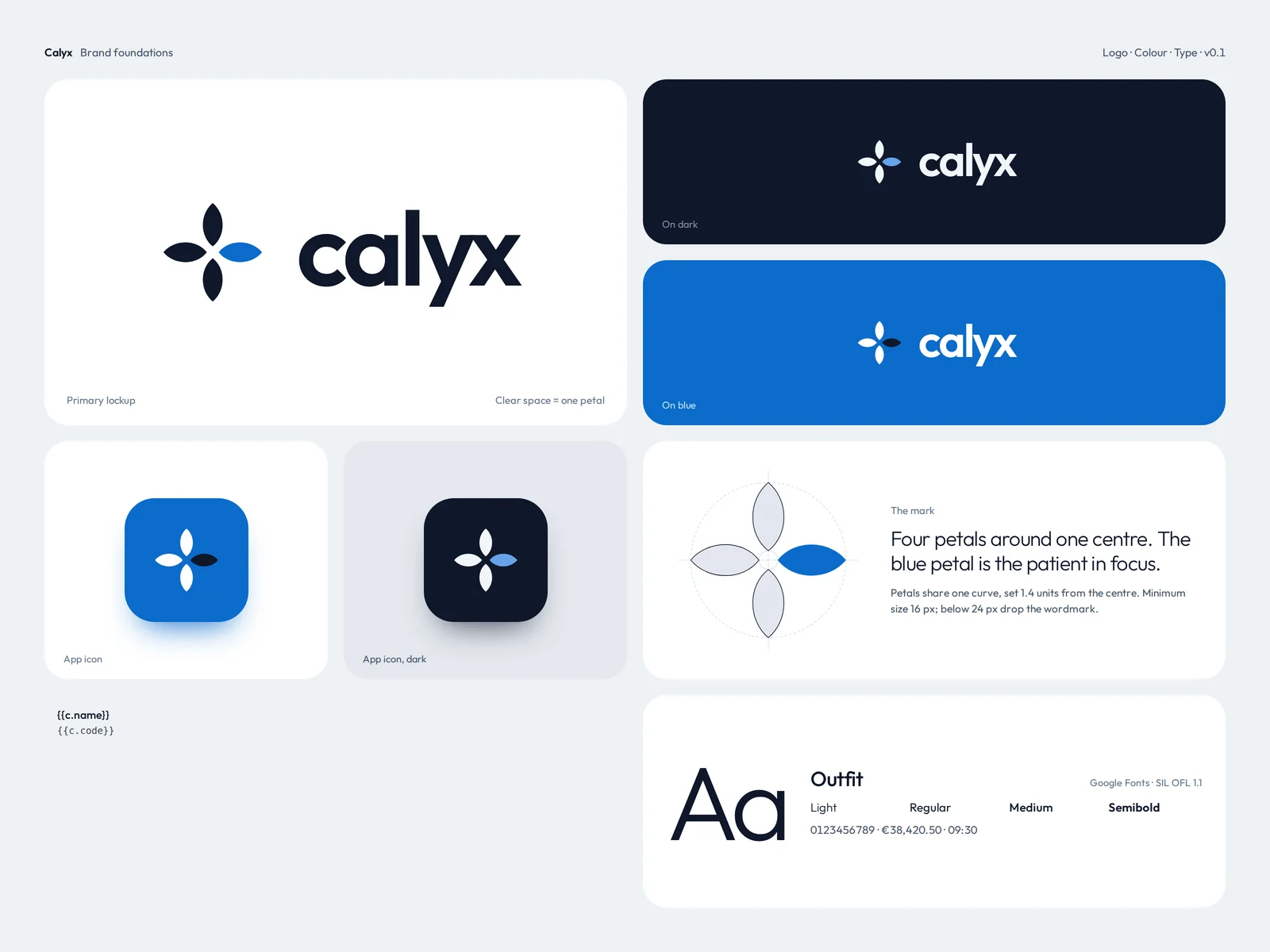 Brand guidelines, Calyx