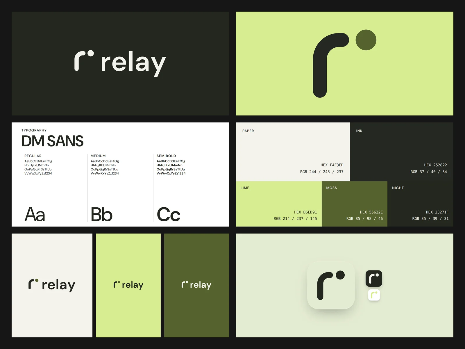 Brand guidelines, Relay