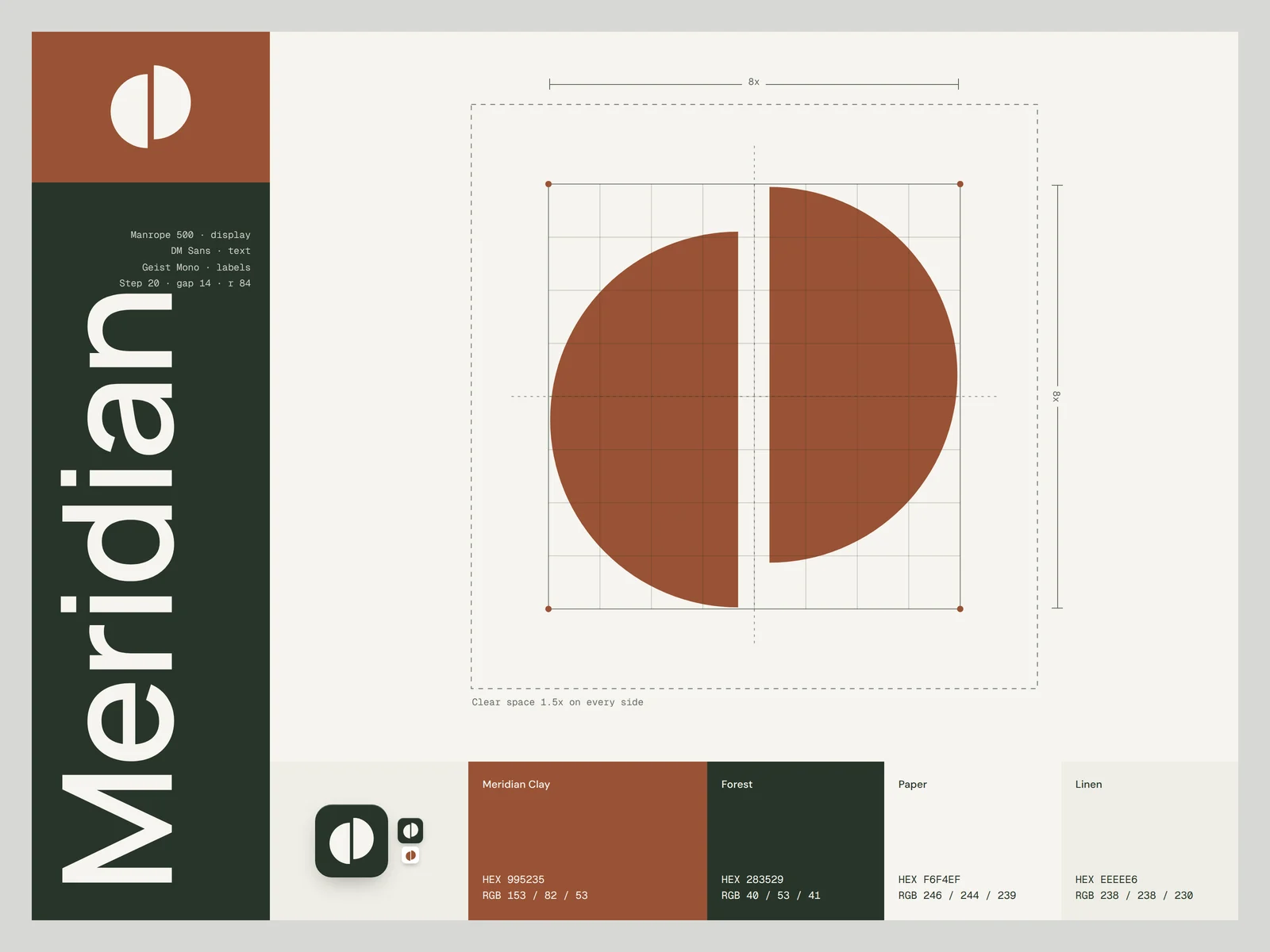 Brand guidelines, Meridian