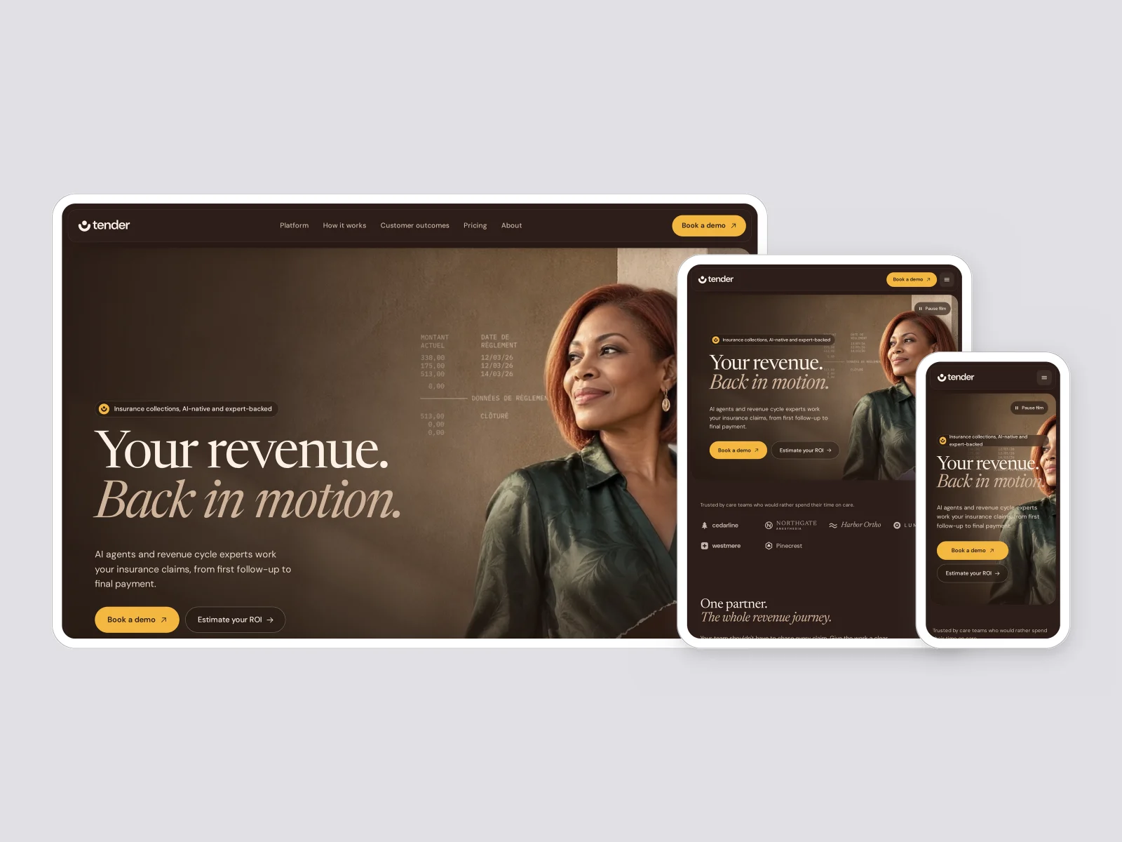 Responsive design, Tender