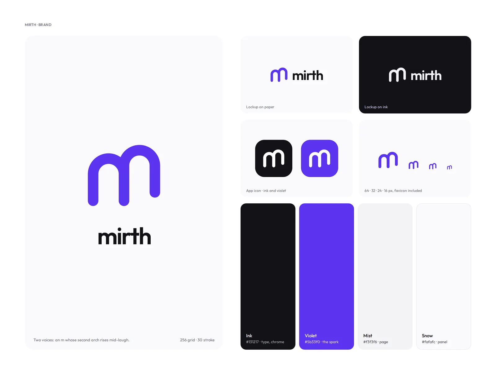 brand guidelines, Mirth